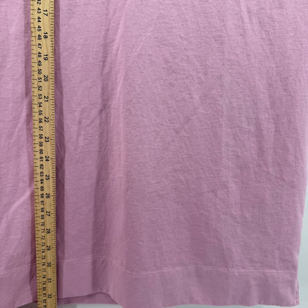 Everlane Rugby Shirt Pink Collare Organic Cotton Short Sleeve Women Medium Dress - Picture 7 of 8
